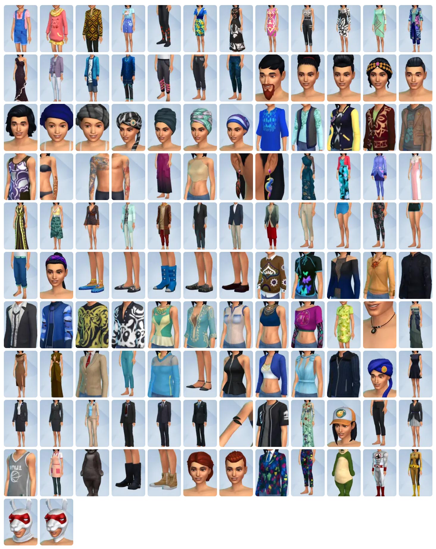 The Sims 4 City Living New CAS Items