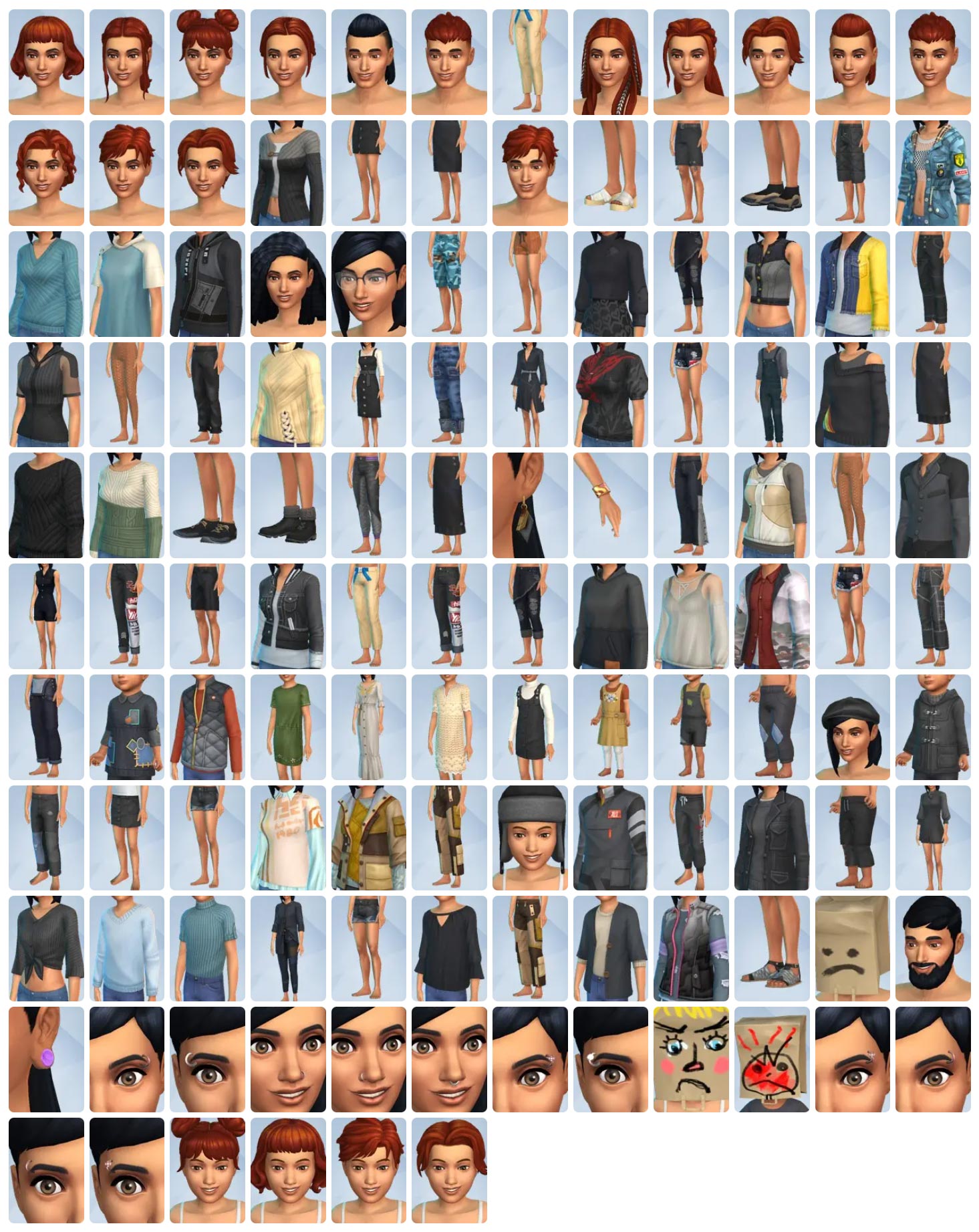The Sims 4 Eco Lifestyle New CAS Items