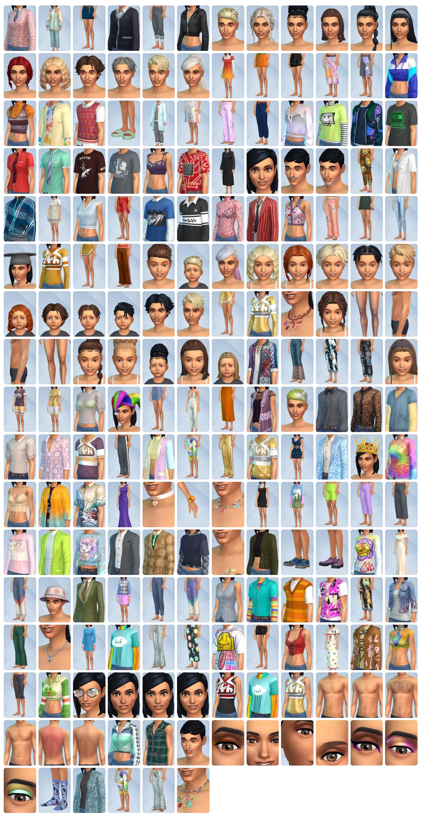 The Sims 4 High School Years New CAS Items
